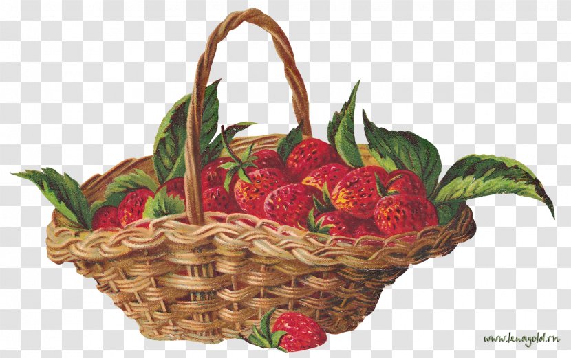 Strawberry Shortcake Food Gift Baskets Clip Art - Basket Transparent PNG