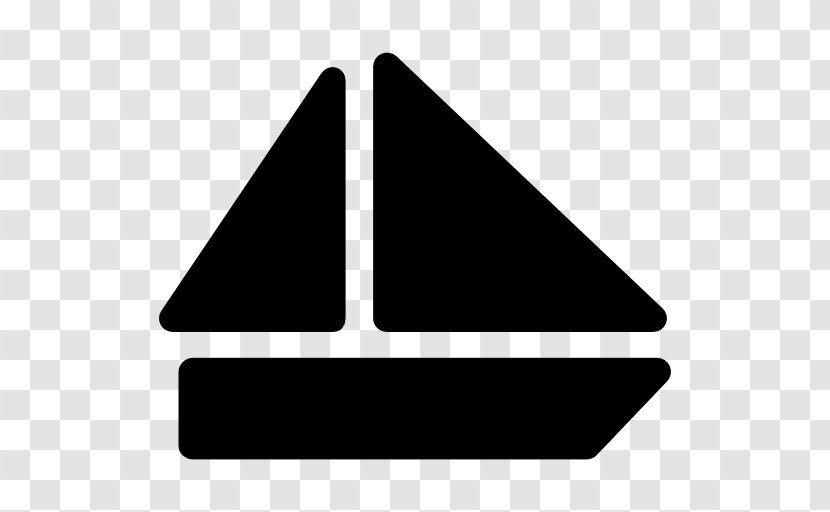 Navigation Download - Black And White - Yacht Icon Set Transparent PNG