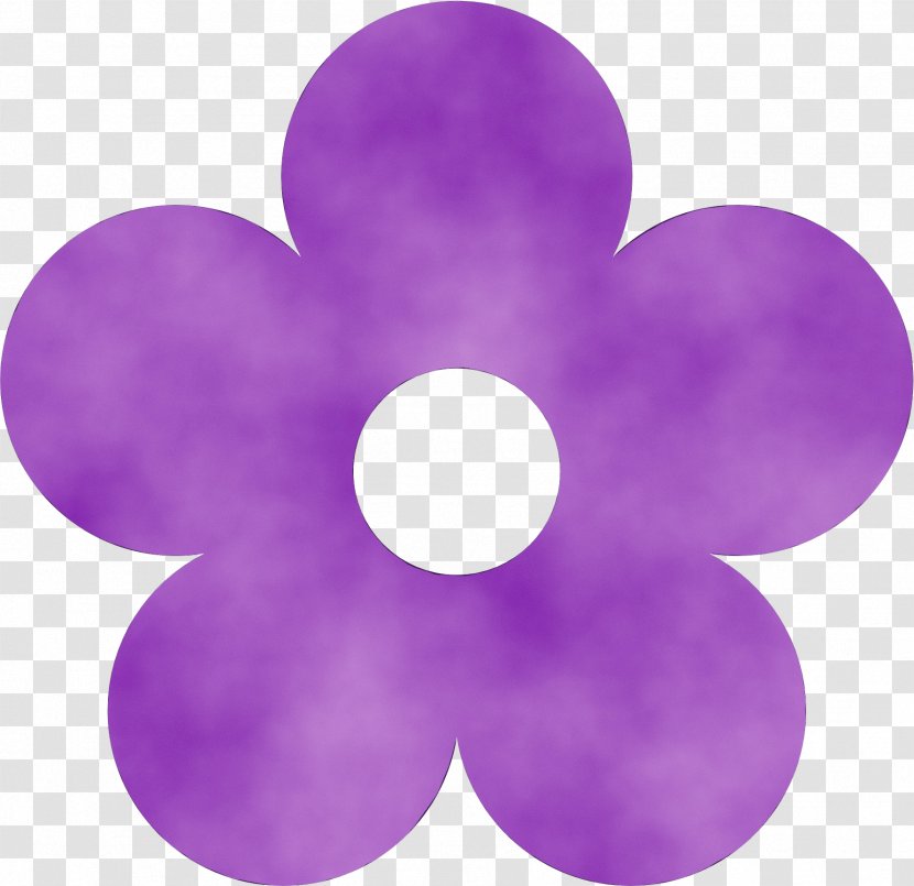 Purple Watercolor Flower - Pink - Material Property Magenta Transparent PNG