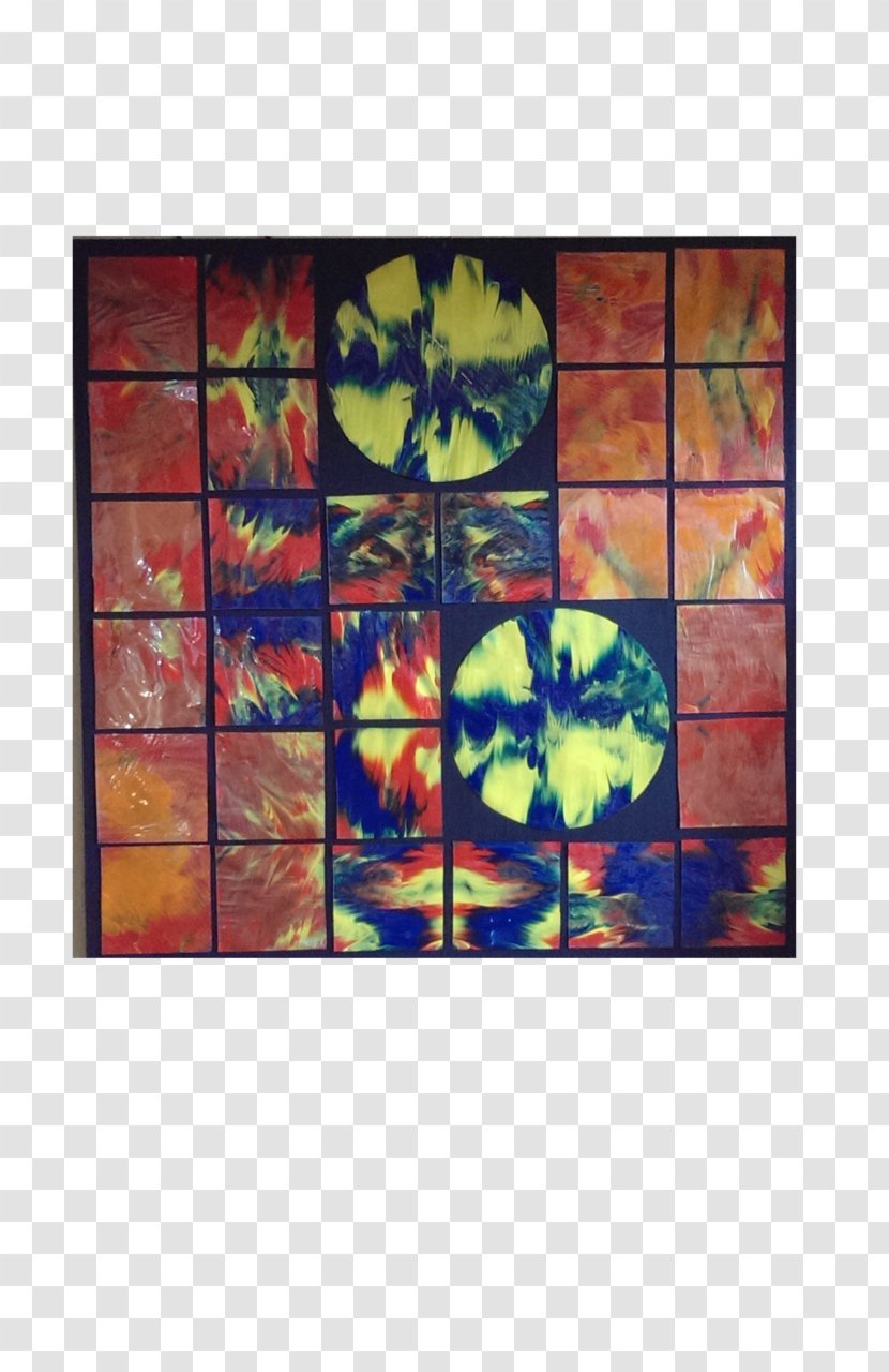 Modern Art Window Painting Pattern Transparent PNG