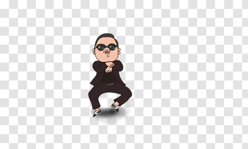Gangnam District Style K-pop Animation - The Man Transparent PNG