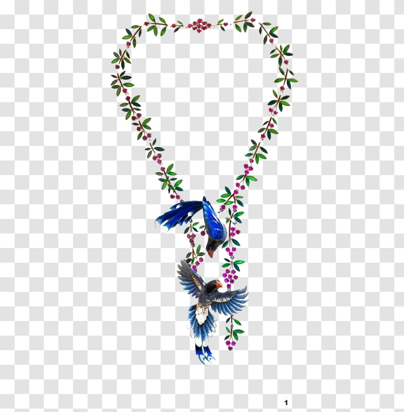 Russia Jewellery Goldsmith Designer Necklace - Cartoon Grass Pattern Transparent PNG