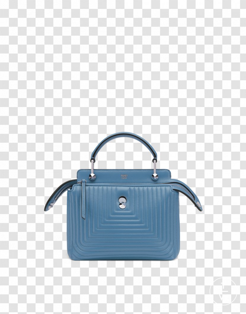 Fendi Handbag Leather Fashion - Blue - Bag Transparent PNG