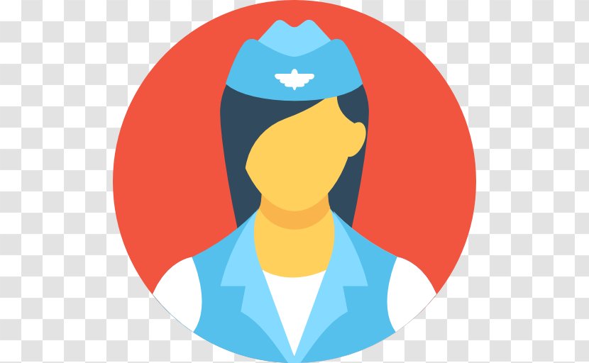 Airplane Flight Attendant - Headgear - Attendants Transparent PNG