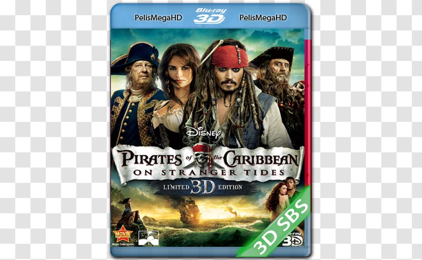 Jack Sparrow Pirates Of The Caribbean Blu-ray Disc Film DVD - Dead Men Tell No Tales Transparent PNG