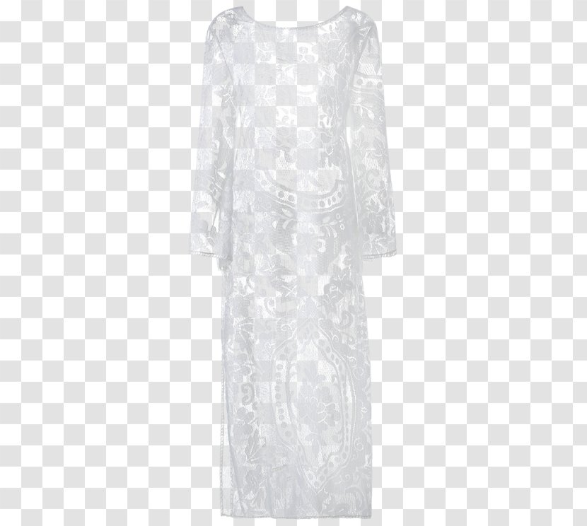 Cocktail Dress Sleeve Shoulder Lace - White Transparent PNG
