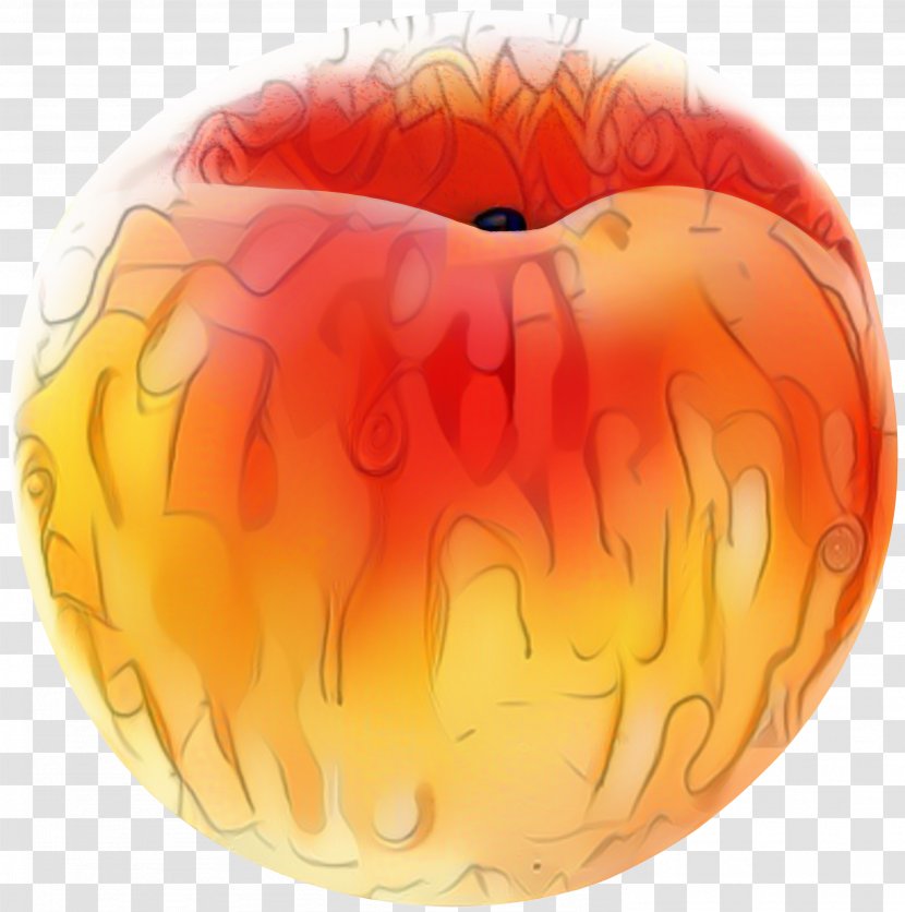 Lips Cartoon - Pumpkin - Peach Smile Transparent PNG