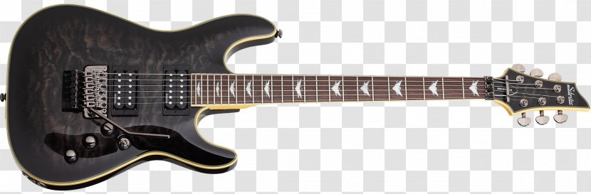 Schecter Omen 6 Guitar Research Electric Floyd Rose - Electronic Musical Instrument Transparent PNG