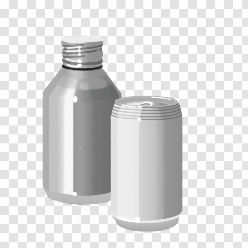 Water Bottles Aluminum Can Aluminium Recycling Beverage - Tin Transparent PNG
