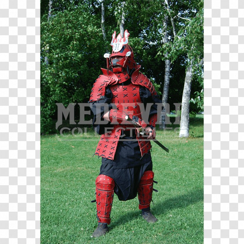 Larp Samurai Japanese Armour Middle Ages Knight - Sword - Armor Transparent PNG