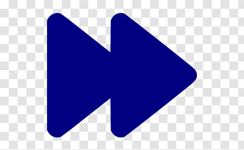 Blue - Logo - Fast Forward Transparent PNG