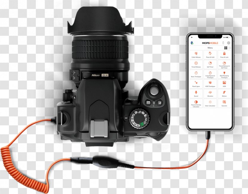 Camera Lens Remote Controls Smartphone Shutter Button - Canon EOS 20D Transparent PNG