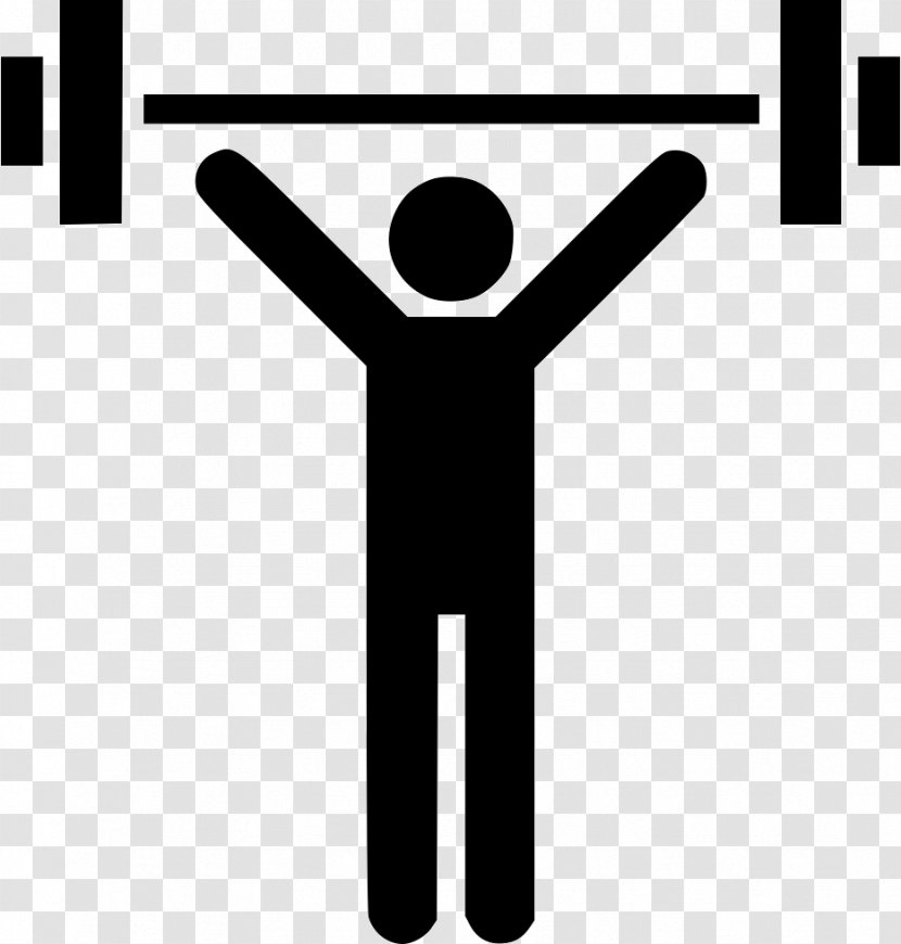 Clip Art Weight Training Olympic Weightlifting Openclipart Exercise - Logo - Weigthlifting Icon Transparent PNG