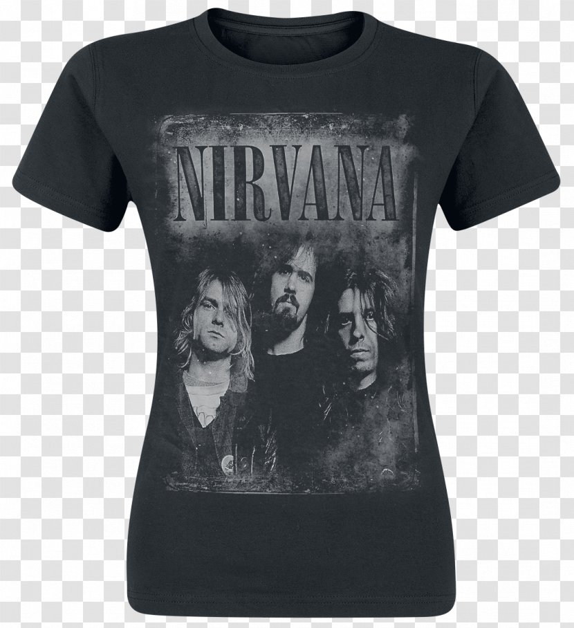 T-shirt Nirvana Top Clothing - Longsleeved Tshirt Transparent PNG