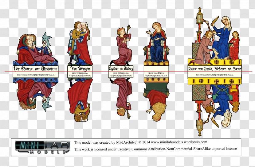 Codex Manesse Paper Courtly Love Middle Ages - Art - Medival Knight Transparent PNG