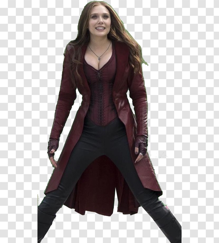 Elizabeth Olsen Wanda Maximoff Quicksilver Avengers: Age Of Ultron Marvel Cinematic Universe - Top - Scarlet Witch Transparent PNG