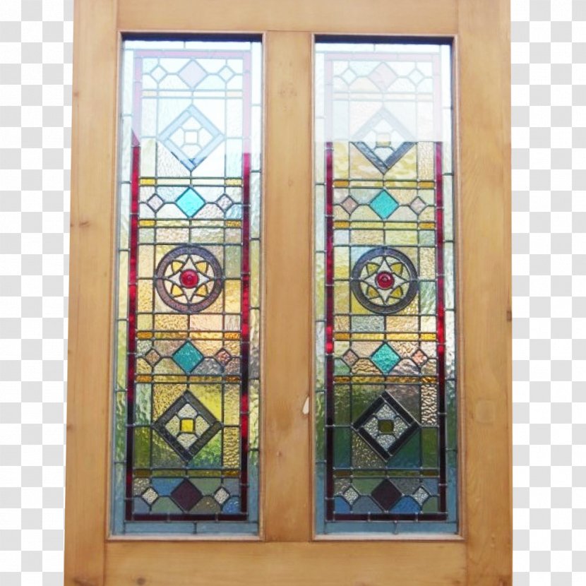Window Stained Glass Sliding Door - Kiwi Bird Transparent PNG