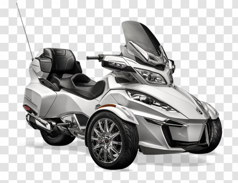 BRP Can-Am Spyder Roadster Motorcycles Car Vehicle - Automotive Design - Motorcycle Transparent PNG