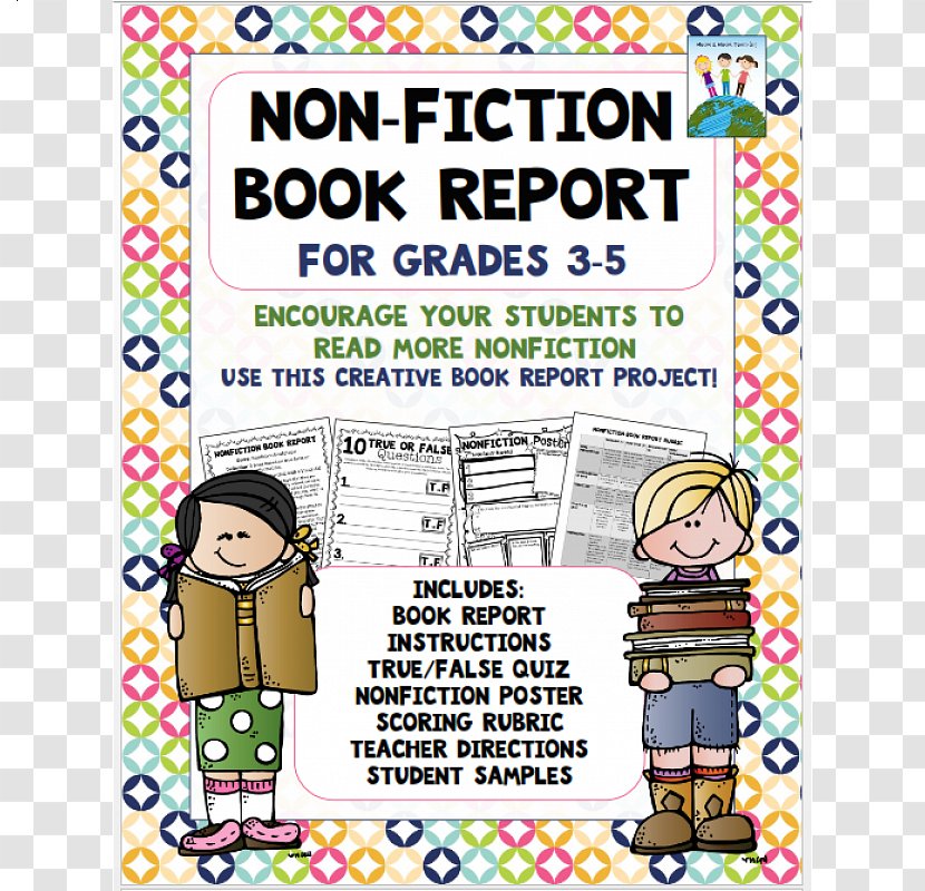 Non-fiction Book Report National Primary School Rubric Fourth Grade - Paragraph Transparent PNG