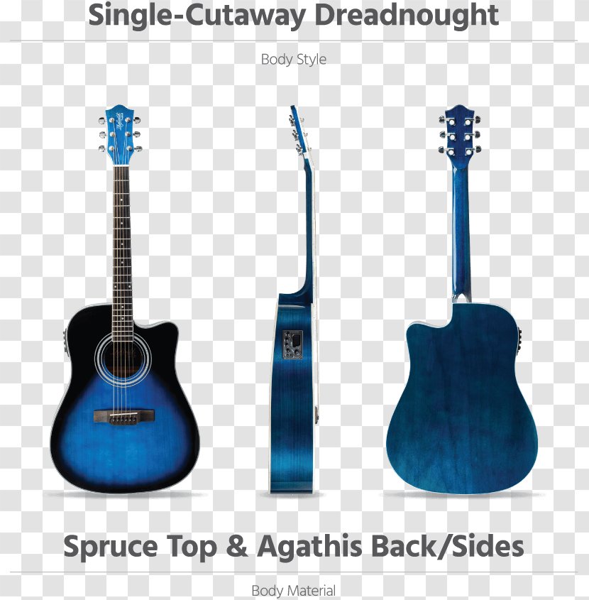 Acoustic Guitar Acoustic-electric Tiple Bass - Flower Transparent PNG