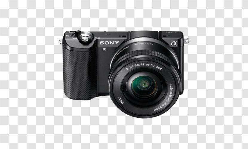 Sony α5000 NEX-5 APS-C ILCE Camera Mirrorless Interchangeable-lens - Interchangeablelens Transparent PNG