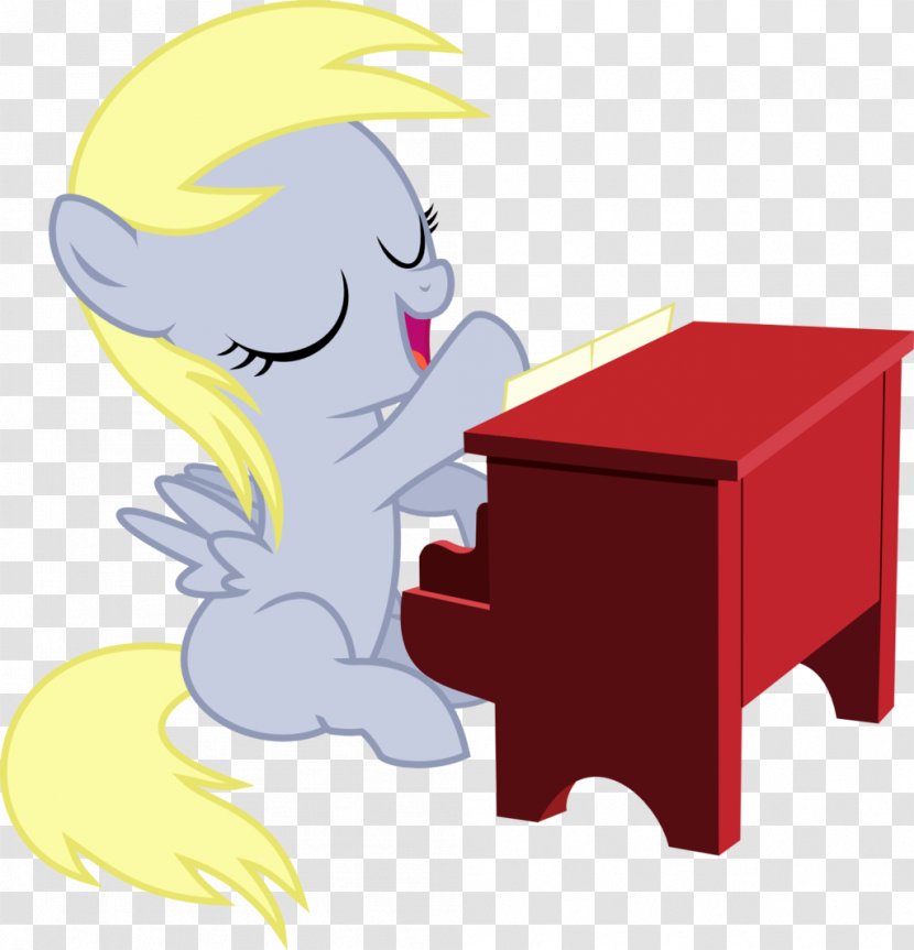 Derpy Hooves Twilight Sparkle Pony Piano Horse - Heart Transparent PNG