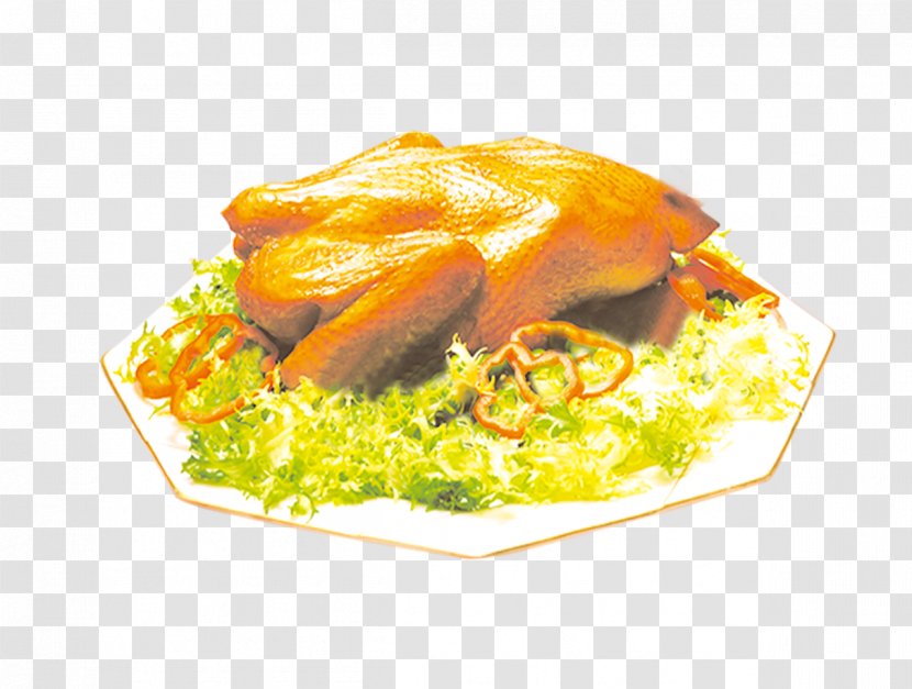 Peking Duck Roast Chicken Barbecue - Garnish - Tasty Transparent PNG