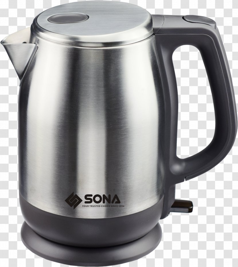 Electric Kettle Mug Cordless Stainless Steel - Glass Transparent PNG