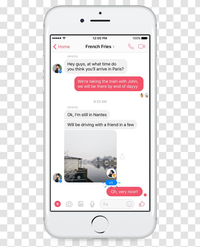 Facebook Messenger Online Chat Message Conversation - Electronic Device Transparent PNG