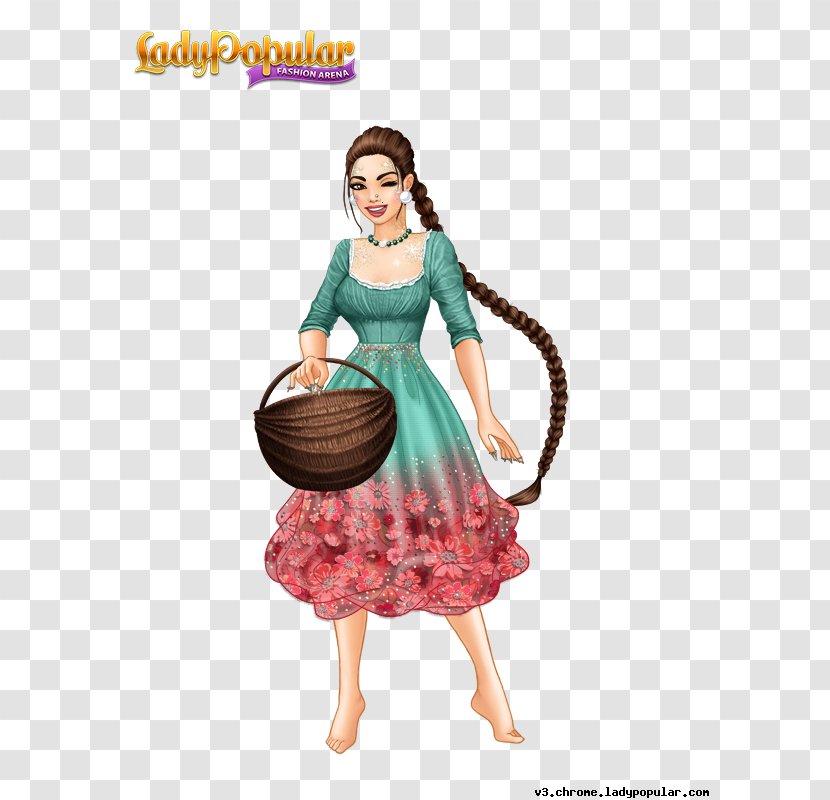 Lady Popular Game Hair Suggestion Box Fact - Costume - Kidness Transparent PNG
