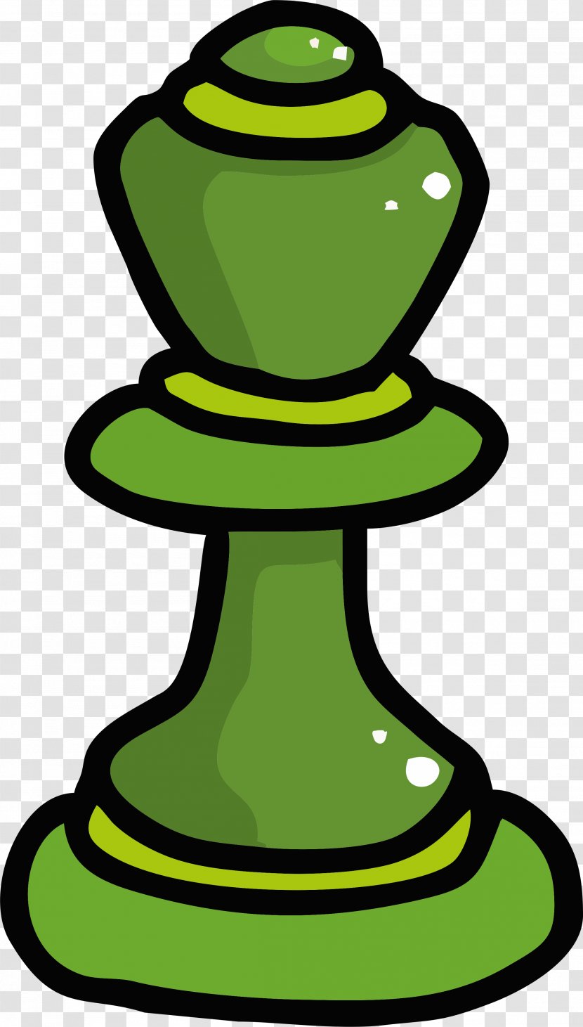 Clip Art Green Line - Board Game - Chess King Transparent PNG
