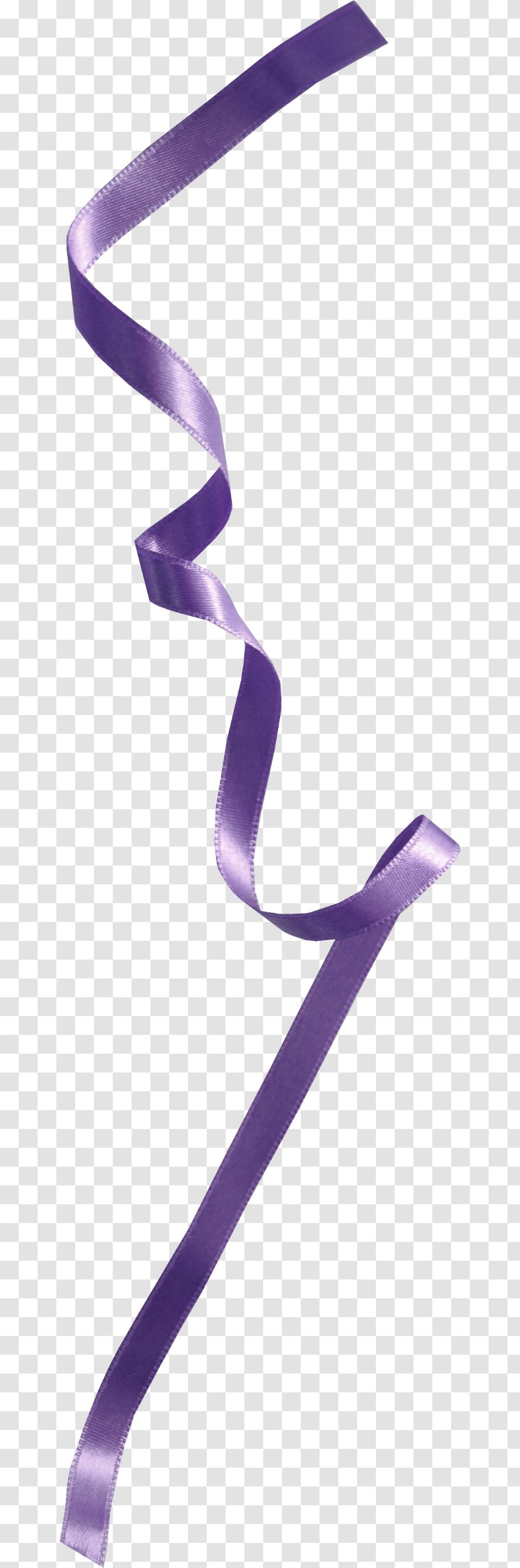 Purple Ribbon Material - Violet - Ribbons Transparent PNG