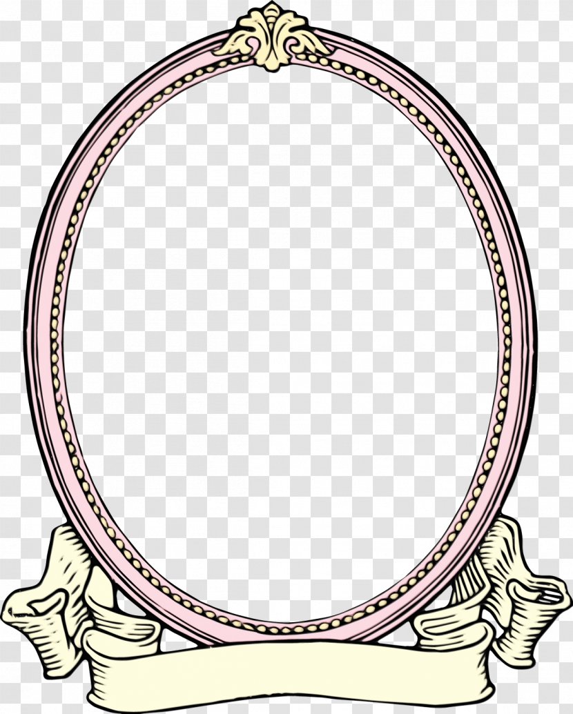 Picture Frame - Paint - Makeup Mirror Oval Transparent PNG