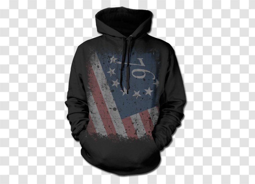 Hoodie T-shirt Fallout: New Vegas Clothing - Pocket - Betsy Ross Transparent PNG