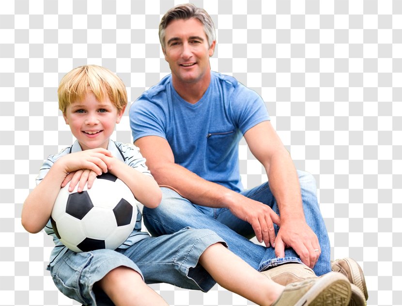 Father Human Behavior Football Leisure - Ball Transparent PNG
