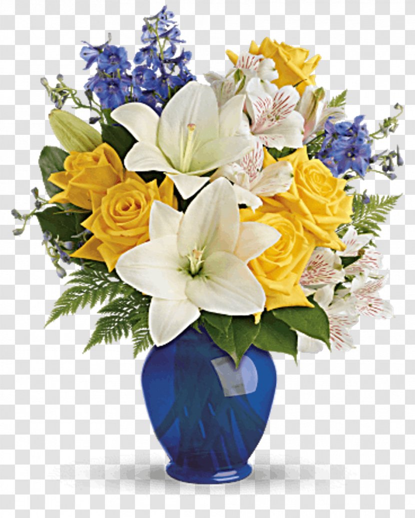 Teleflora Flower Bouquet Floristry Delivery - Wedding - Blooming Lilies Transparent PNG