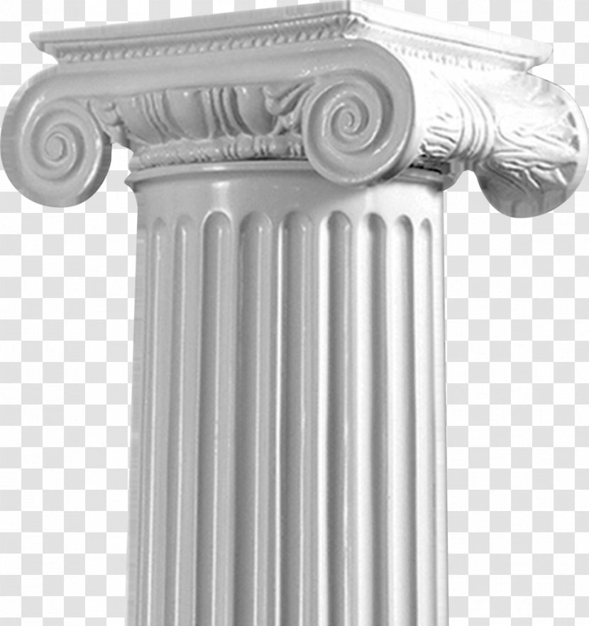 Column Capital Ionic Order Tuscan Baluster - Wall Transparent PNG