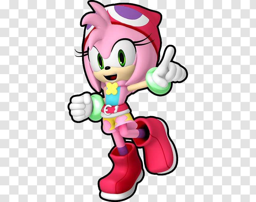 Sonic Runners Amy Rose The Hedgehog 2 & Sega All-Stars Racing - Frame - Cartoon Transparent PNG