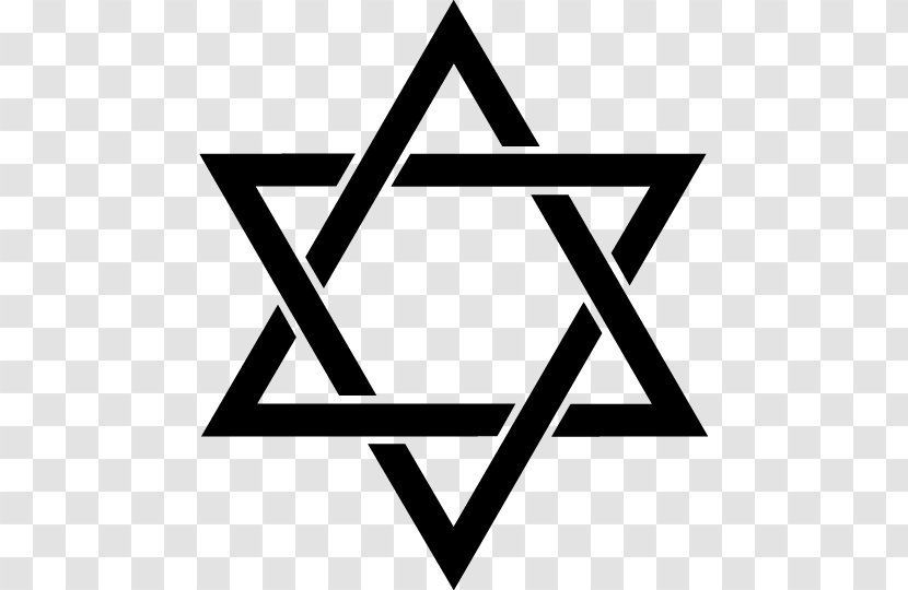 The Star Of David Judaism - Symbol Transparent PNG