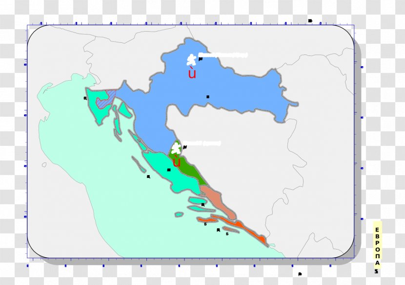 Croatia Adriatic Sea Royalty-free - Map Transparent PNG