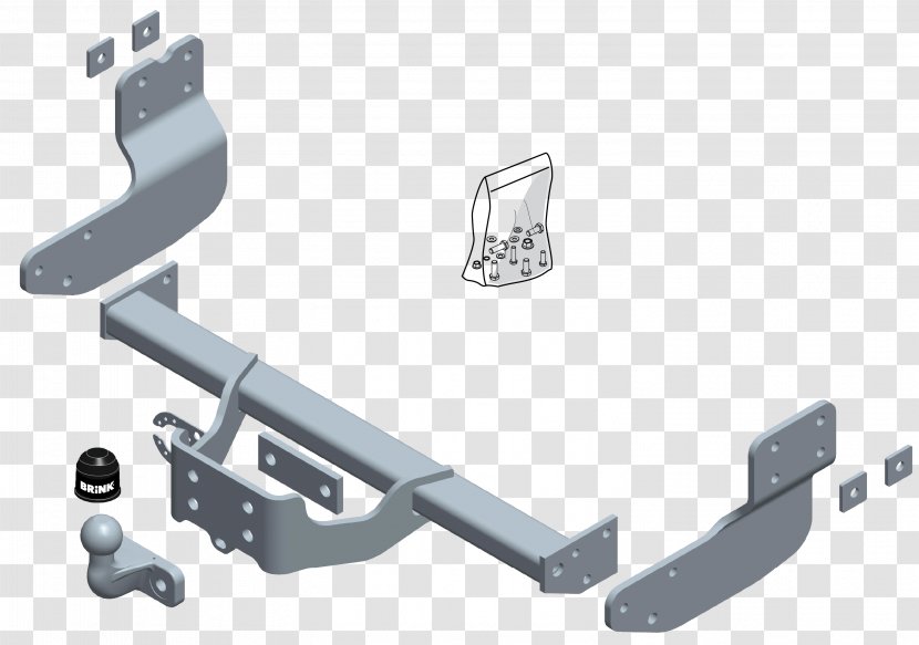 Tow Hitch Trailer Drawbar Car Ford Transit 6. Sukupolvi - Hardware Accessory Transparent PNG