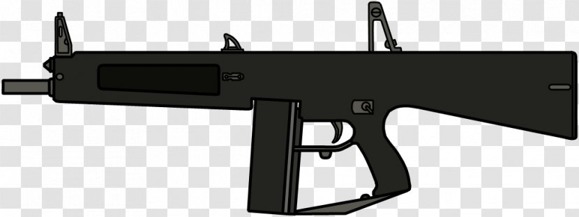 Atchisson Assault Shotgun Automatic Daewoo Precision Industries USAS-12 Firearm - Cartoon - Weapon Transparent PNG