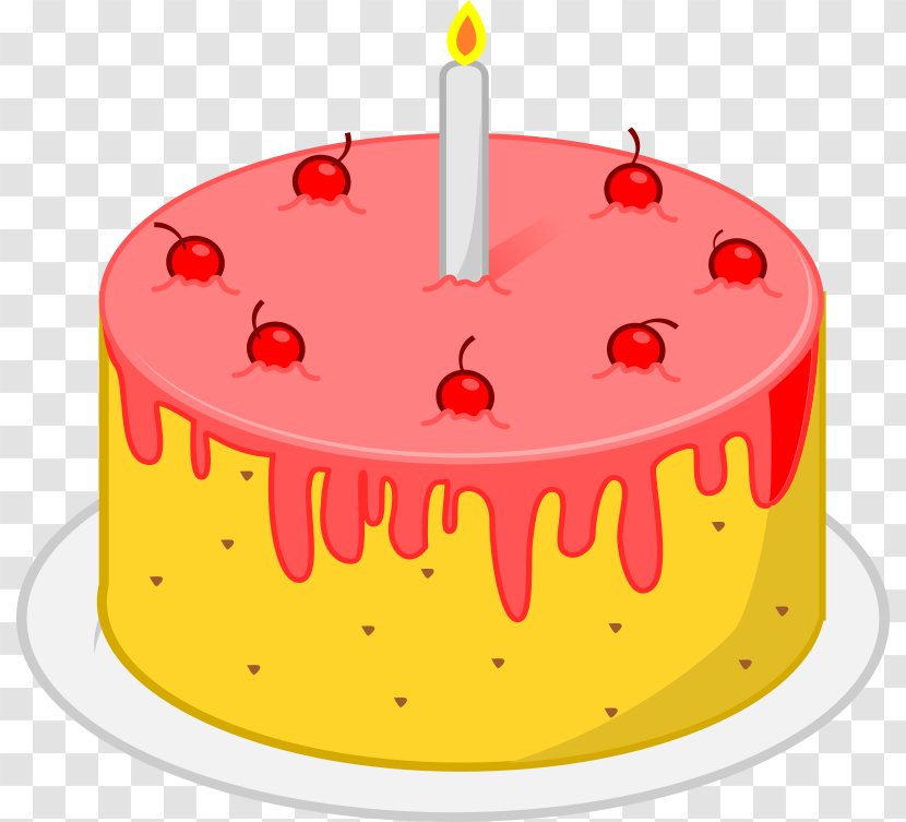 Birthday Cake Party Food Clip Art - Decorating Transparent PNG