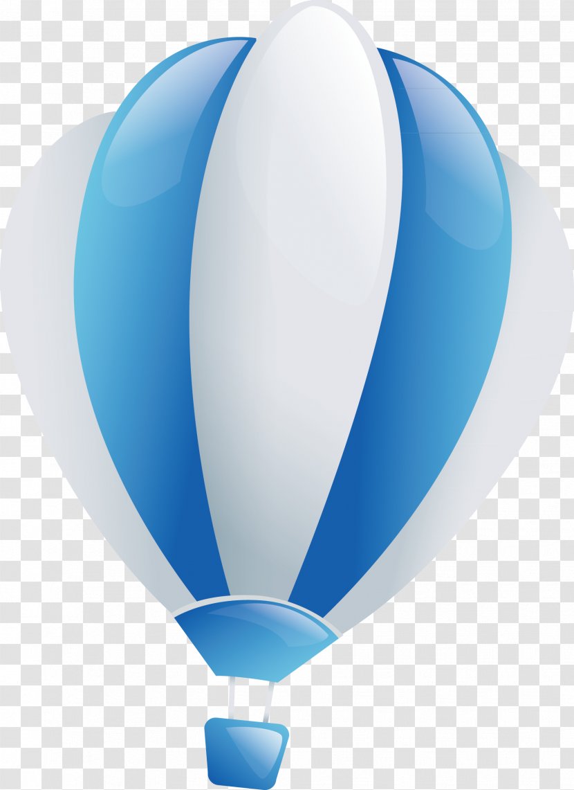 Parachute Balloon Image Cartoon Drawing - Blue - Blick Illustration Transparent PNG