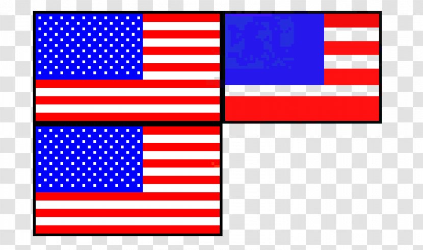 Flag Of The United States America Pixel Art - Ficardo Restaurant Transparent PNG