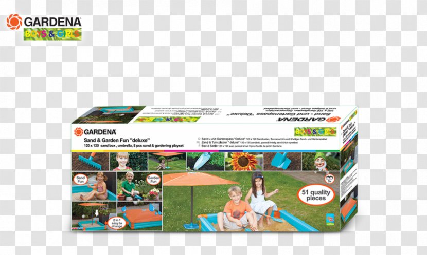Gardena AG Sandboxes UV-Strahlenschutz Auringonvarjo Garden Tool - Brand - Sand Box Transparent PNG