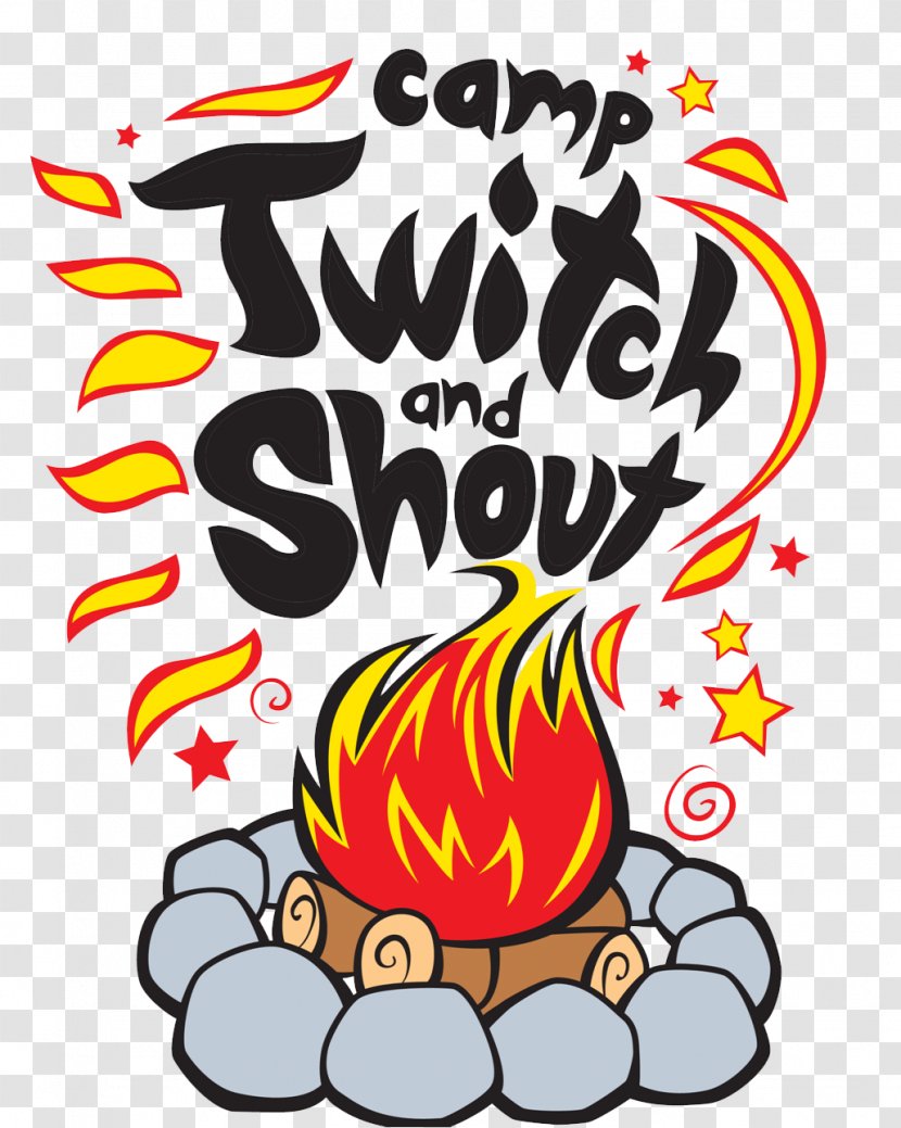 Camp Twitch & Shout Child Tourette Syndrome Tic Screaming - Logo Transparent PNG