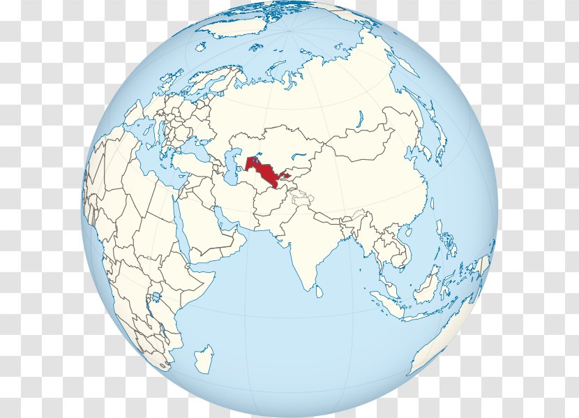 Globe Tajikistan Turkmenistan Uzbekistan Earth Transparent PNG