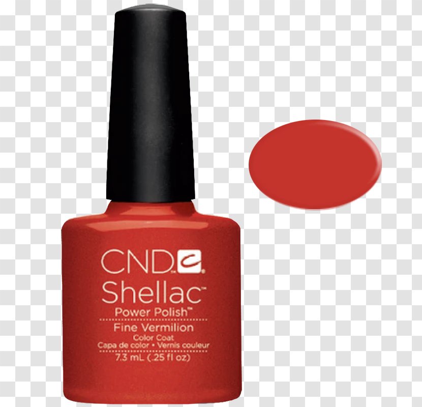 Nail Polish Vermilion Product - Red Transparent PNG