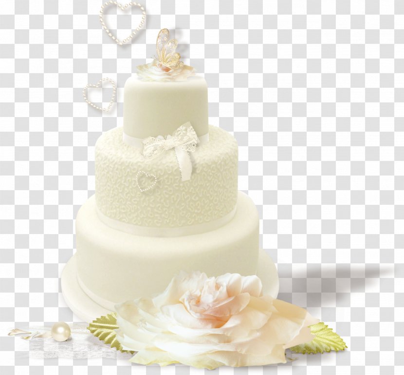 Wedding Cake Torte Buttercream - Creative Transparent PNG